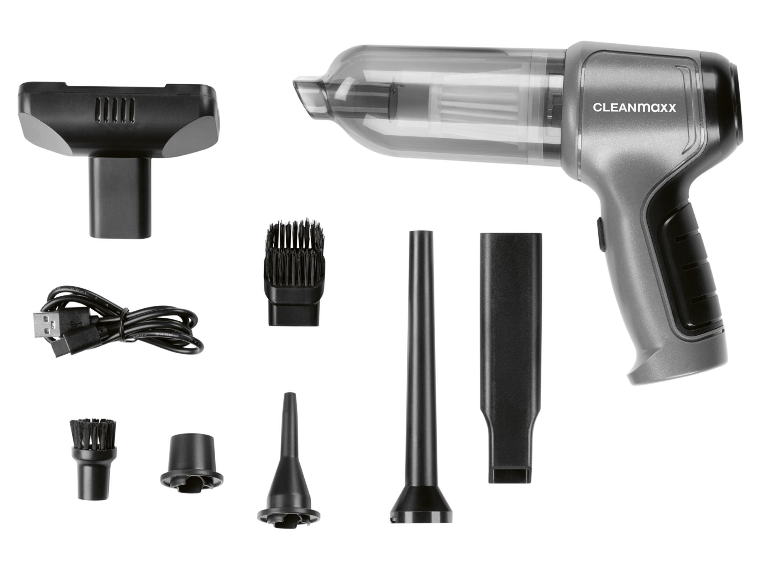 CLEANMAXX Accu-kruimeldief cycloon, met blaas- en vacumeerfunctie