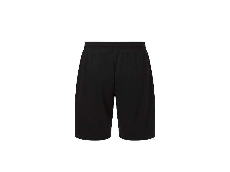 Eenvoudige zwarte shorts.