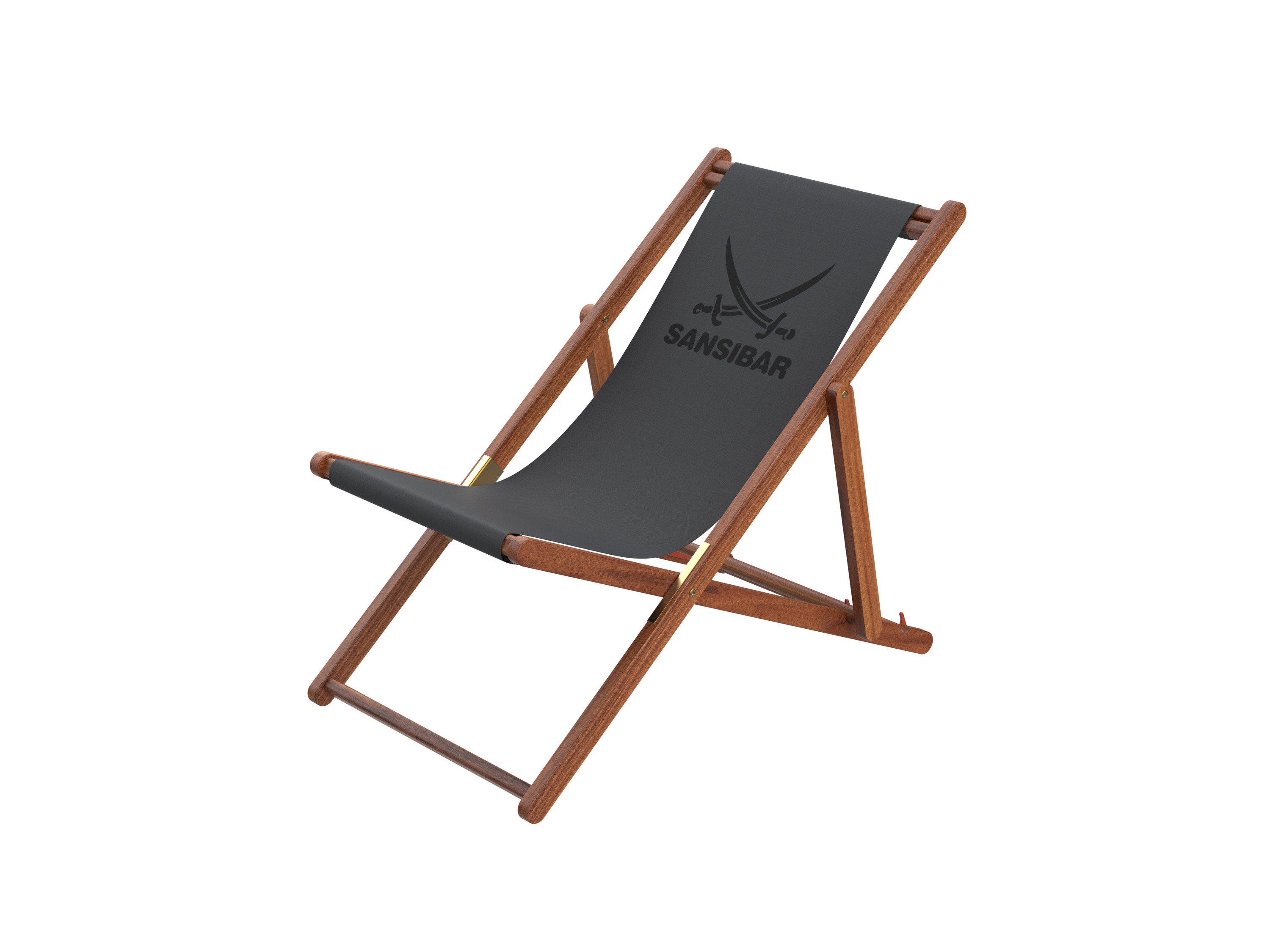 SANSIBAR Ligstoel, L 60 x B 90-103 x H 63-80 cm.