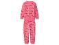 Roze pyjama met kerstprint van teckels