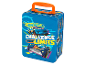 Blauwe Hot Wheels lunchbox met auto's en tekst 'Challenge Your Limits'