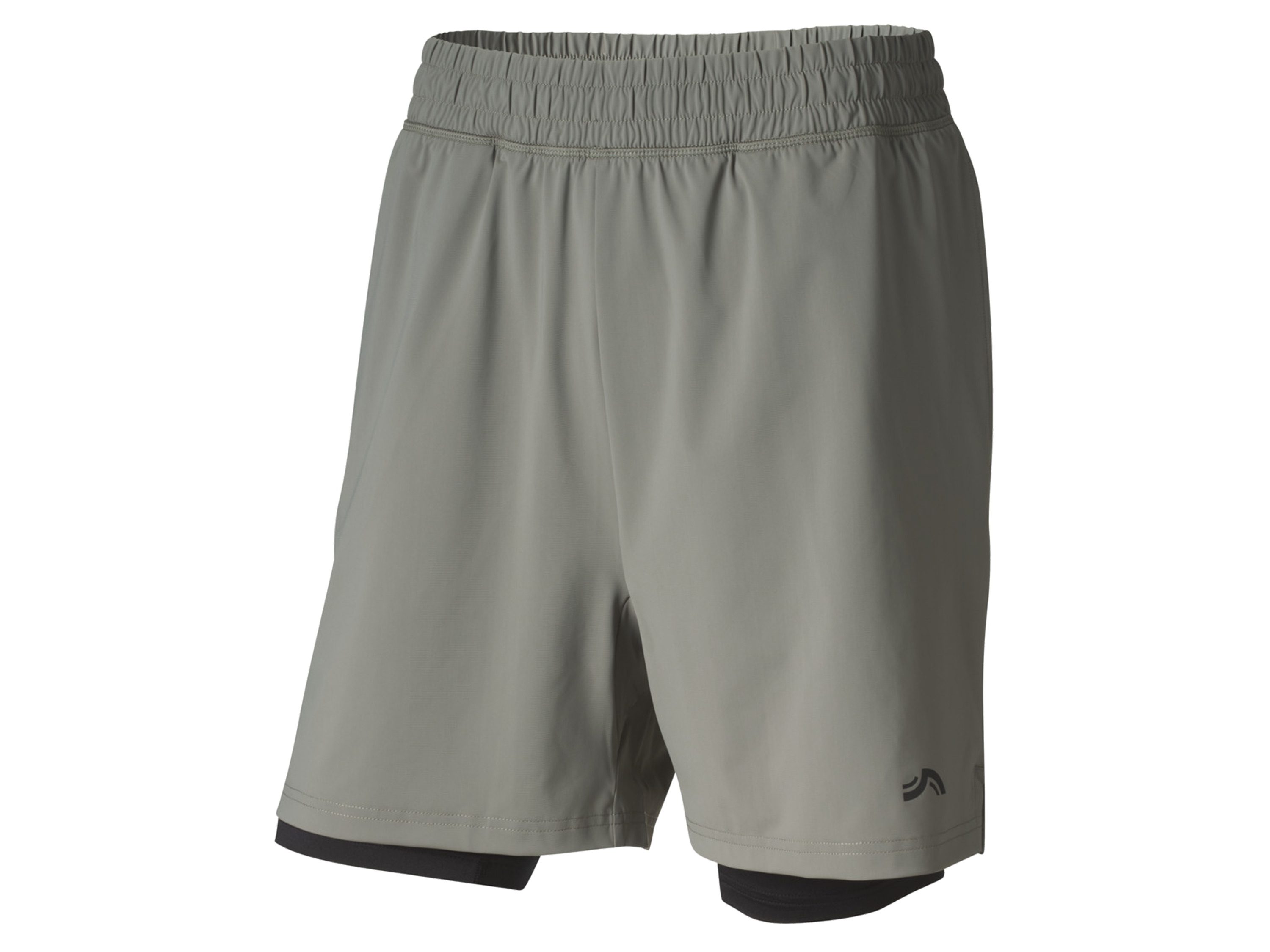 CRIVIT Korte heren sportbroek (Grijs, M)