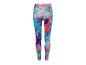 Sportleggings met abstract bloemenprint, felle kleuren.