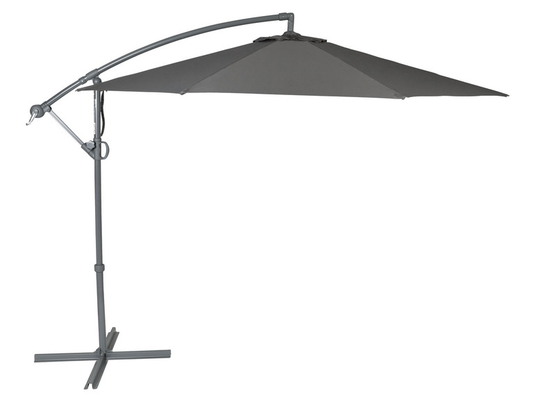 Ga naar volledige schermweergave: Livarno Home Zwevende aluminium parasol - afbeelding 1