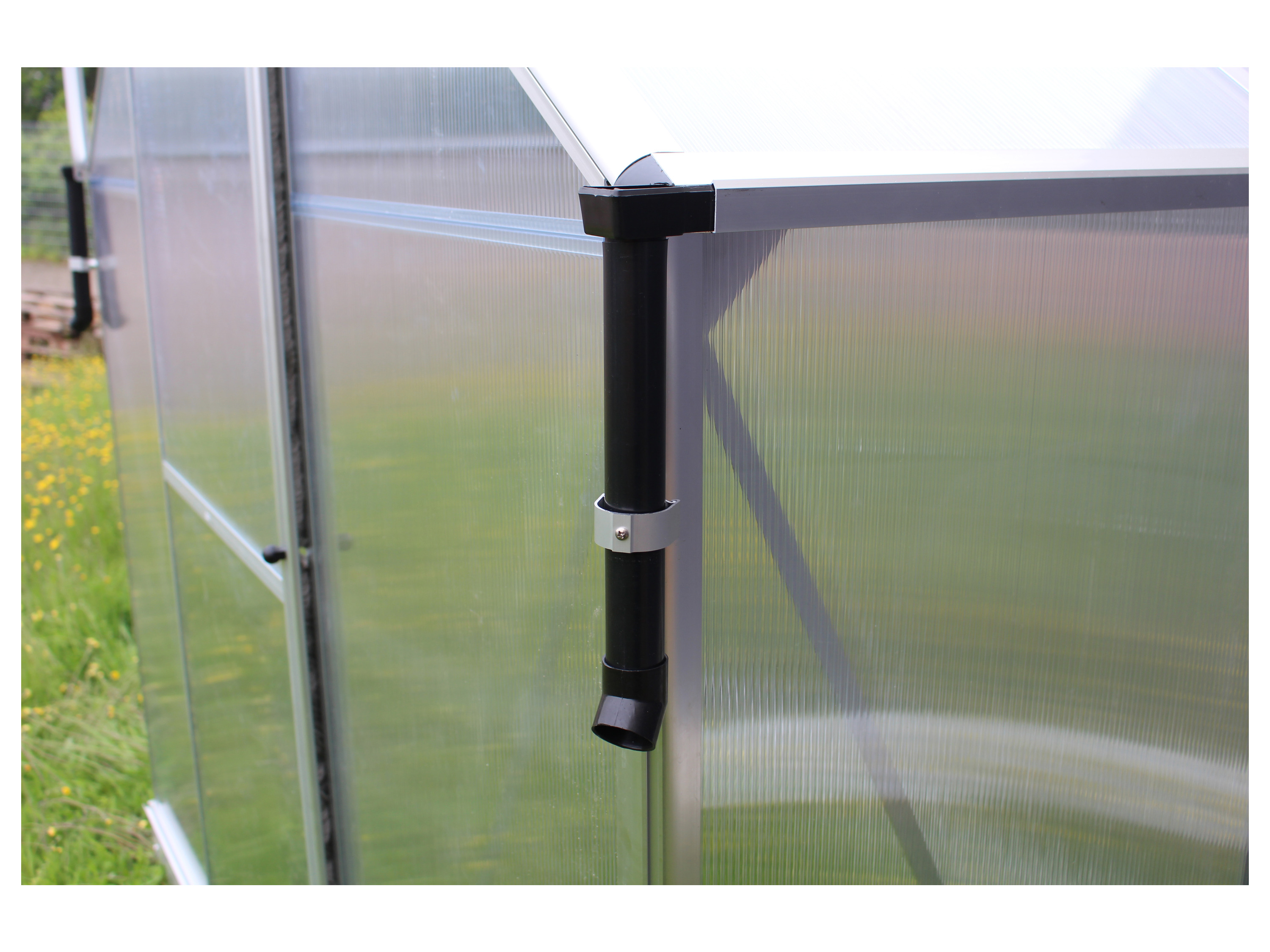 Vitavia Afvoerpijpen voor tuinkas Eos/Zeus/Helena, 2 stuks