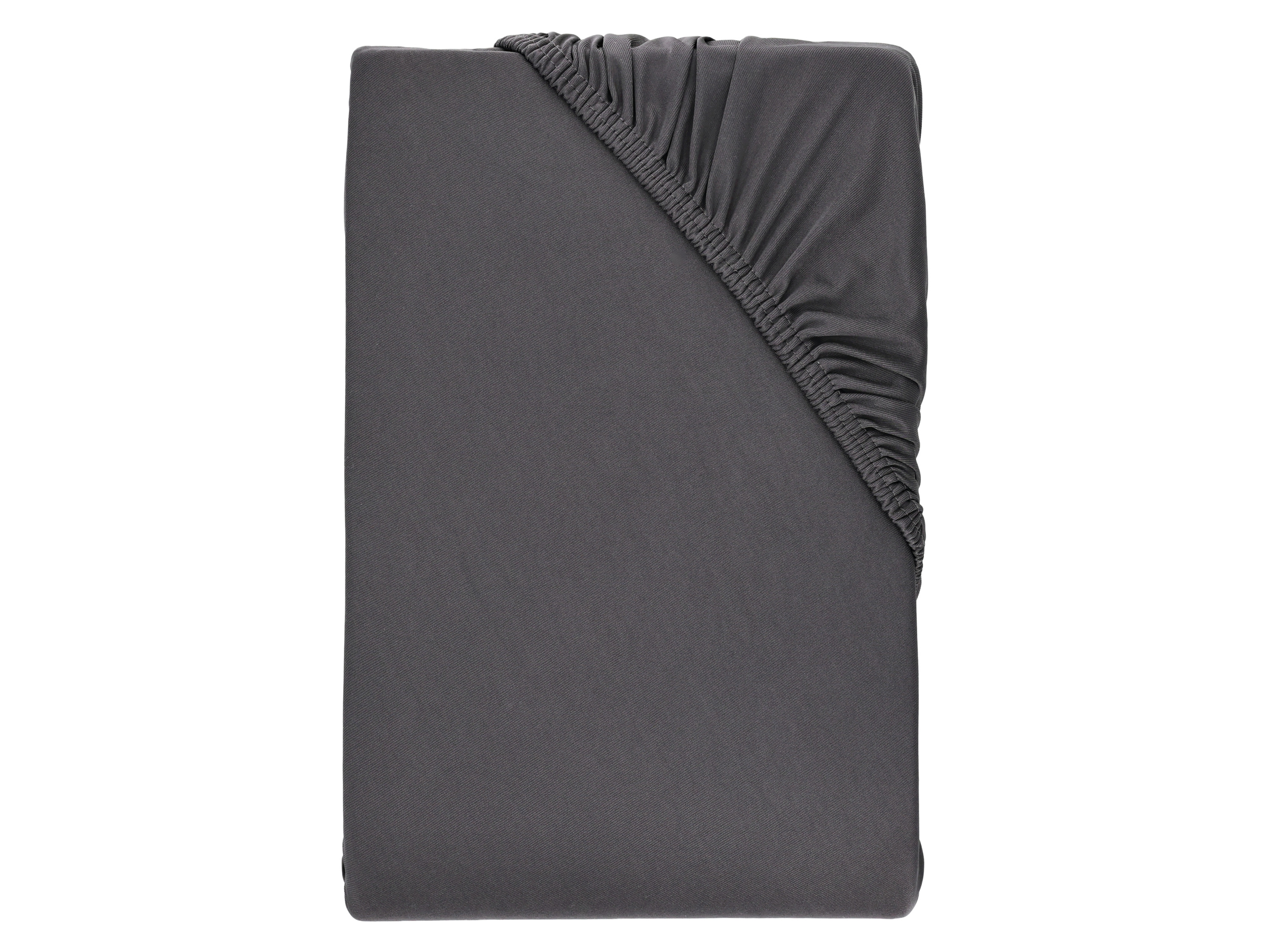 LIVARNO Jersey hoeslaken, 90-100 x 200 cm (Grijs)