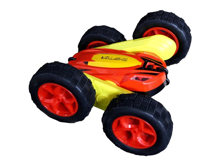 Rode en gele Shifter radiografisch bestuurbare auto.