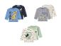 Drie pakketten met baby-T-shirts met Disney-thema: Simba, Winnie the Pooh en Mickey Mouse.