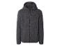 Grijze fleece hoodie met rits