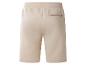 Beige sweatshorts voor heren met achterzak
