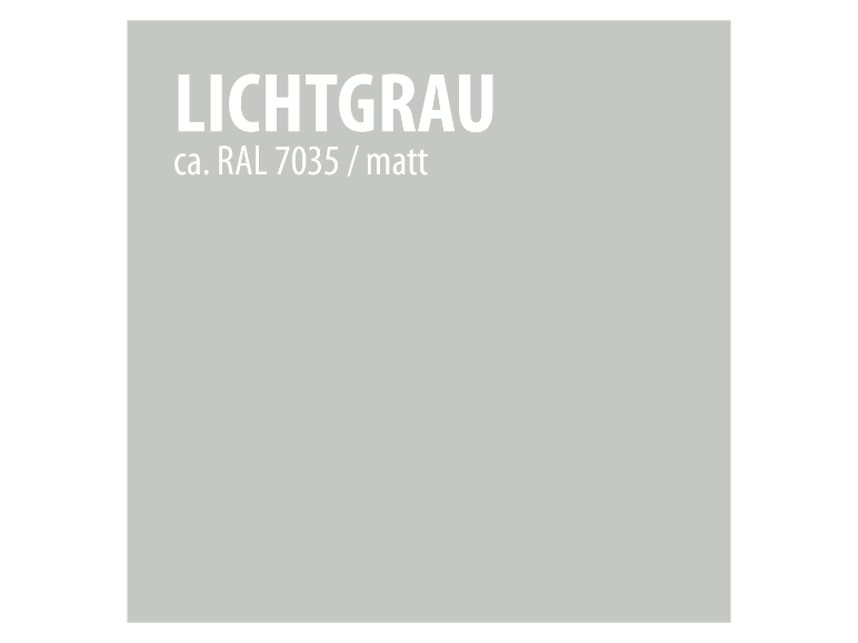 RAL 7035 matte grijze kleurstaal.