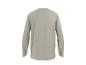 Grijs herenshirt met lange mouwen, achteraanzicht