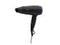 Zwarte SilverCrest haardroger met geïntegreerde bediening.