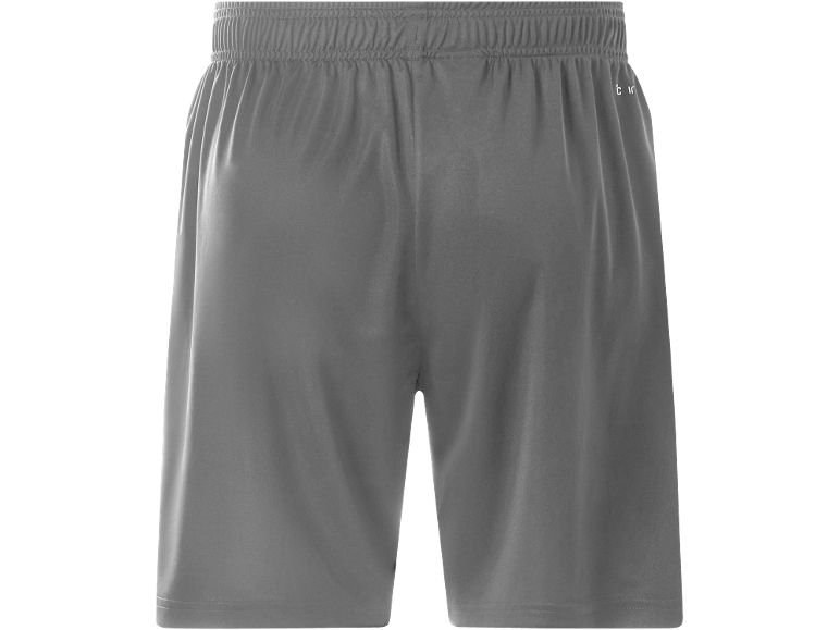 Zwarte sportshorts voor heren met elastische tailleband.