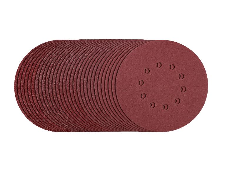 Een stapel bruine schuur schijven.