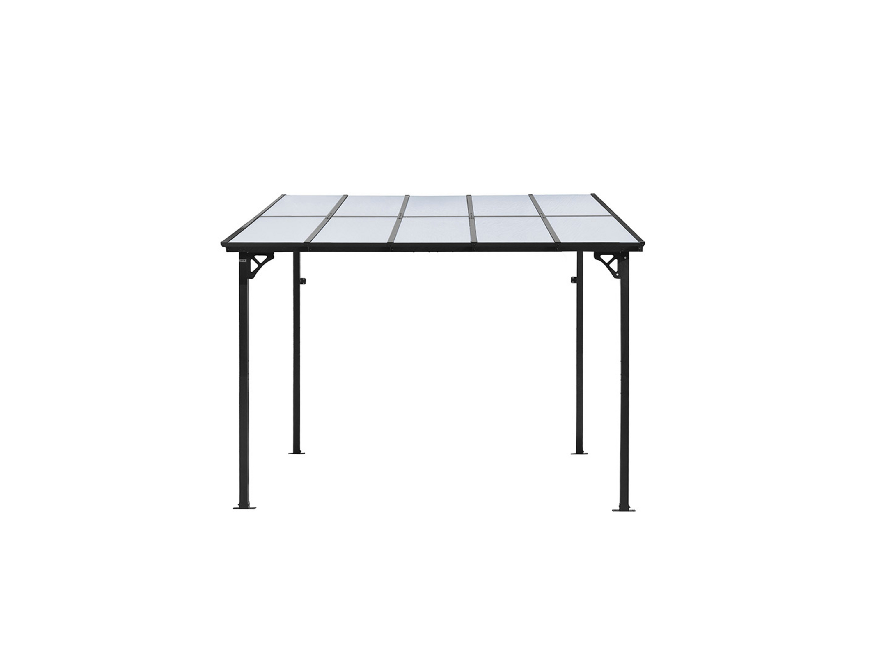 HOME DELUXE Aluminium terrasoverkapping ECO, verschillende maten (300 x 420 cm, Antraciet)