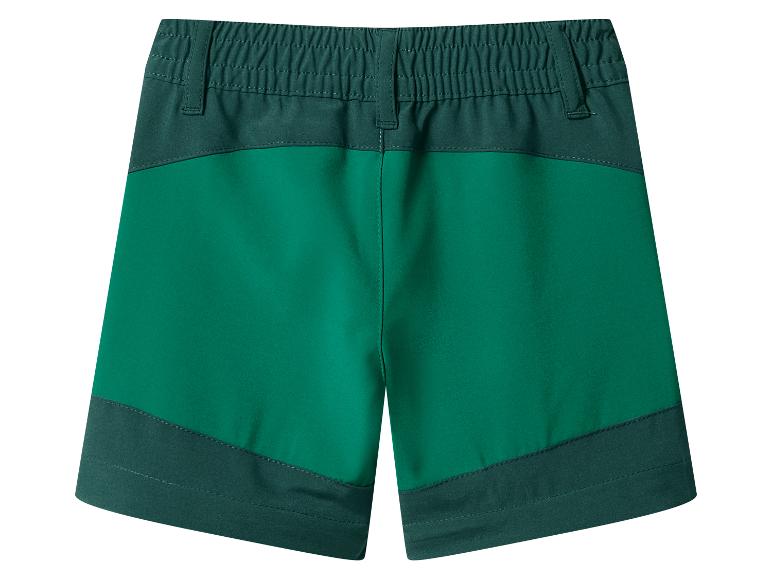 Groene kinder shorts met elastische tailleband