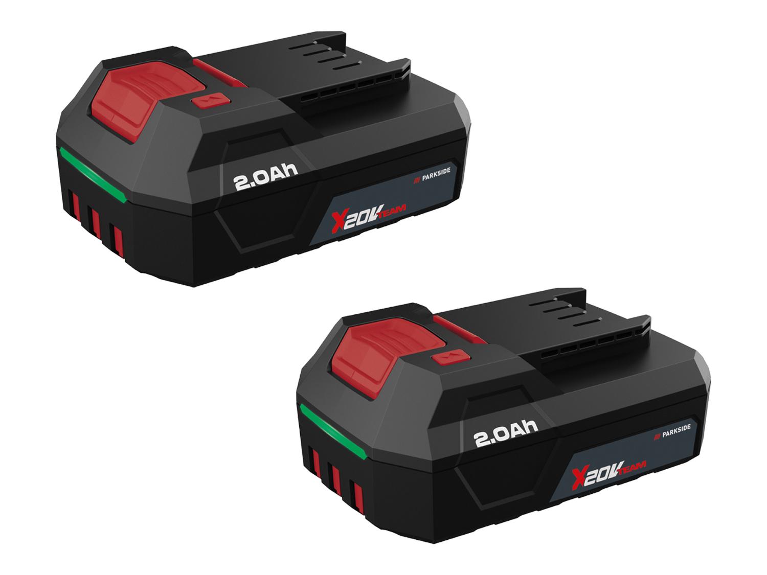 Set van 2 accu's 20 V - 2 Ah