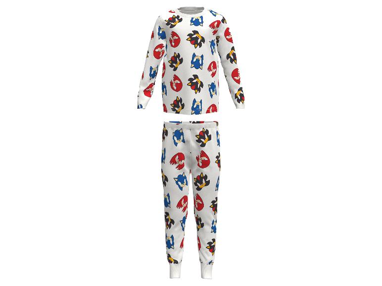 Sonic the Hedgehog kinderpyjama, met lange mouwen en lange broek.