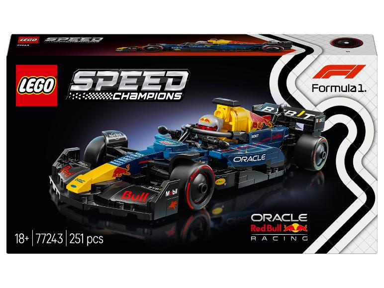 LEGO Speed Champions doos met een Red Bull Formule 1 raceauto