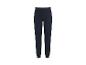 Donkerblauwe joggingbroek met elastische tailleband en boorden.