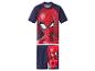 Kinderzwemset met T-shirt met korte mouwen en korte broek met superheldenprint