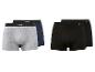 Parkside boxershorts set: twee grijs en marineblauw, twee zwart