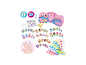 Nageldesignset met 40 waterapplicatieontwerpen en diverse accessoires.