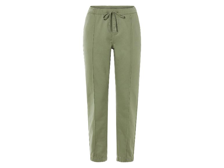 Groene broek met trekkoord