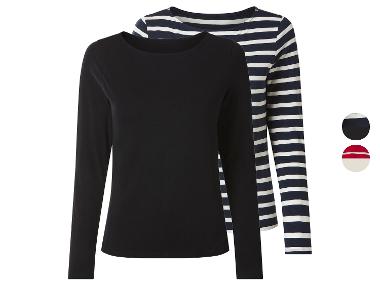 esmara® Set van 2 dames longsleeves