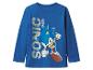 Blauw T-shirt met lange mouwen met Sonic the Hedgehog-afbeelding en 'SONIC SPEED'-tekst