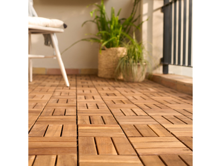 Ga naar volledige schermweergave: LIVARNO home 10 houten terrastegels - afbeelding 3