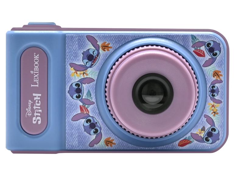 Disney Stitch Lexibook camera: blauw en paars design, Stitch-motieven.