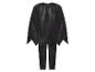 Zwart Batman kostuum met cape en broek