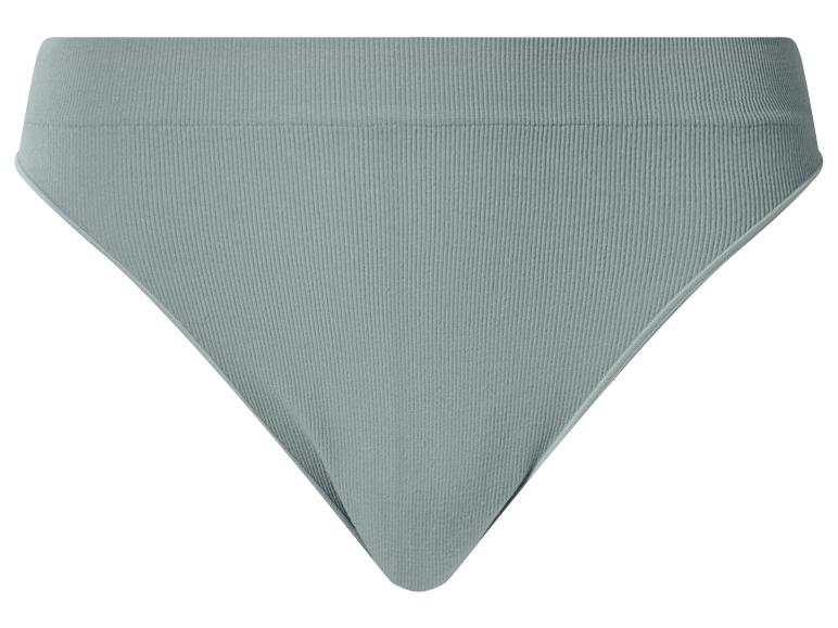 Mintgroen dames bikinibroekje met geribbelde textuur