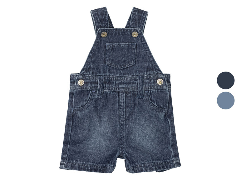 Ga naar volledige schermweergave: lupilu® Baby jeans-tuinbroek - afbeelding 1