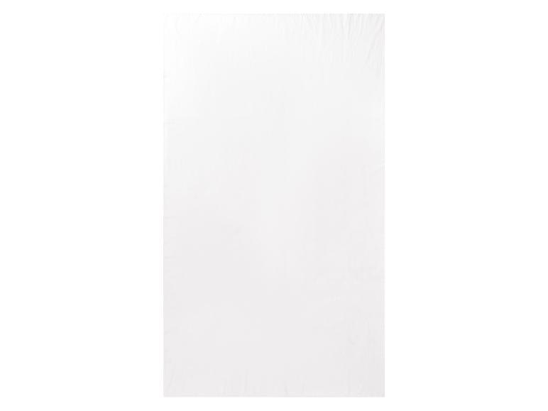 Wit effen platlaken.