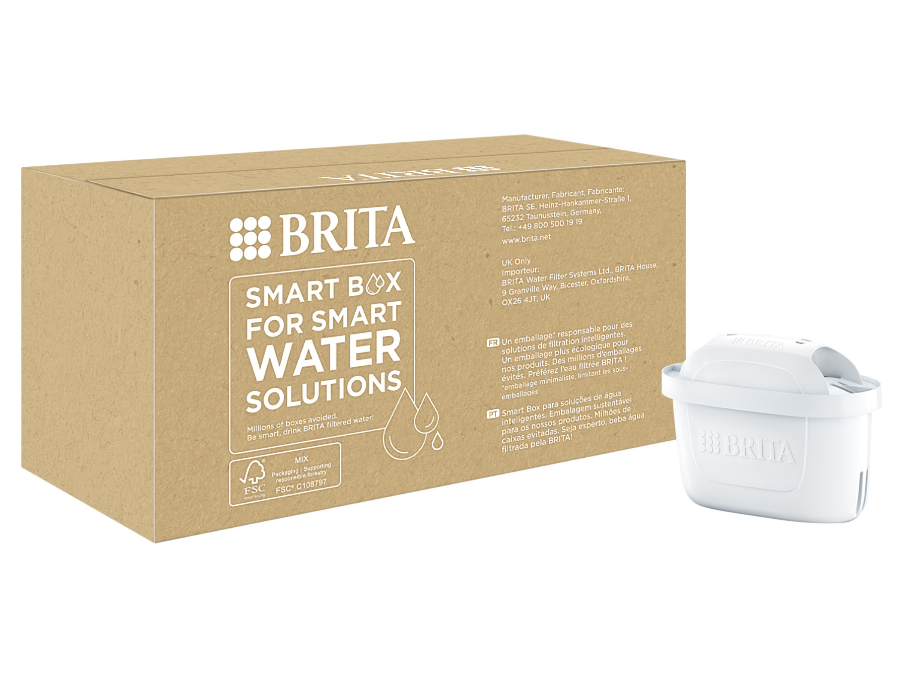 BRITA Set van 6 waterfilters Pure Performance Pack Maxtra Pro