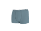 Blauwe boxershort voor heren met gestreepte tailleband.