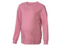 Een roze sweatshirt met lange mouwen.