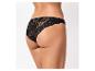 Zwarte kanten slip voor dames, achteraanzicht