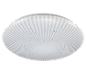 Ronde plafondlamp met wit en grijs gestreept patroon