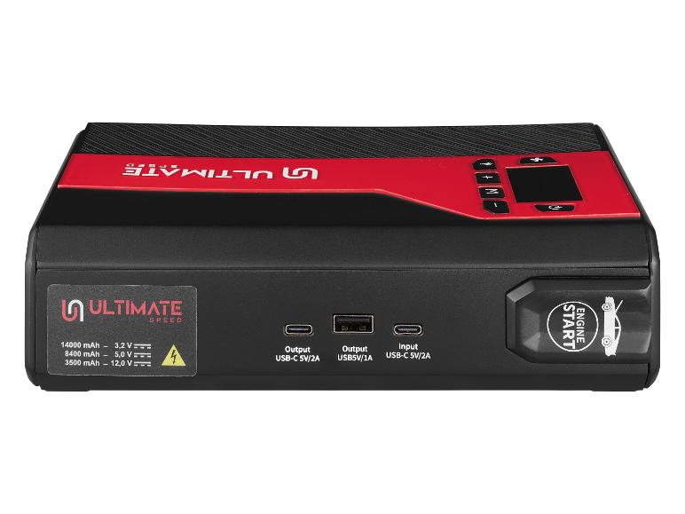 4-in-1 powerbank met compressor
