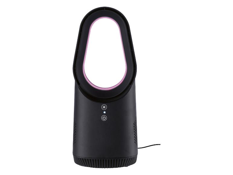 Persoonlijke ventilator en verwarming, modern design.