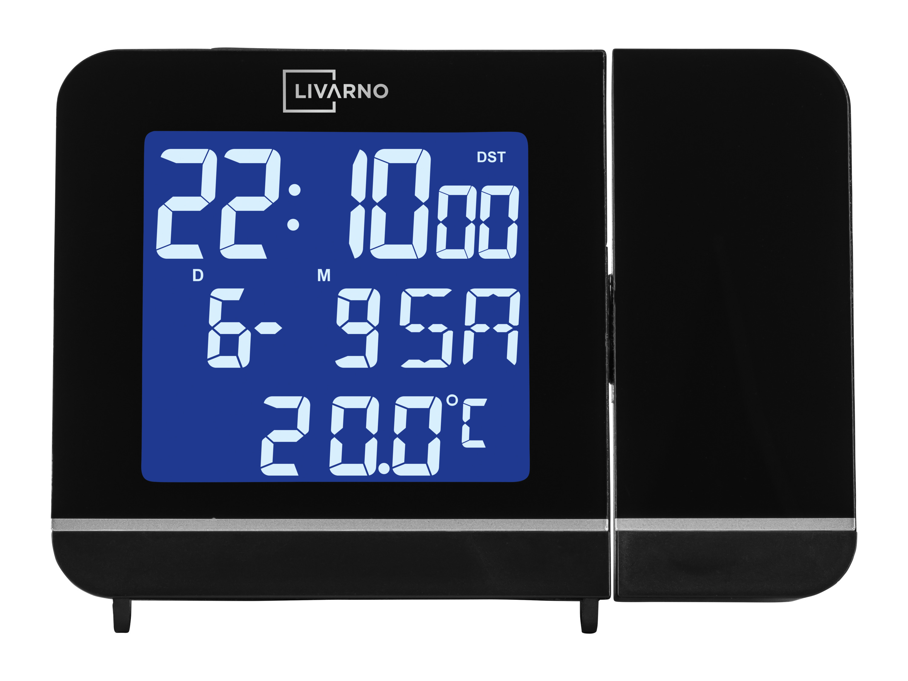 LIVARNO Wekker met projector (Zwart)