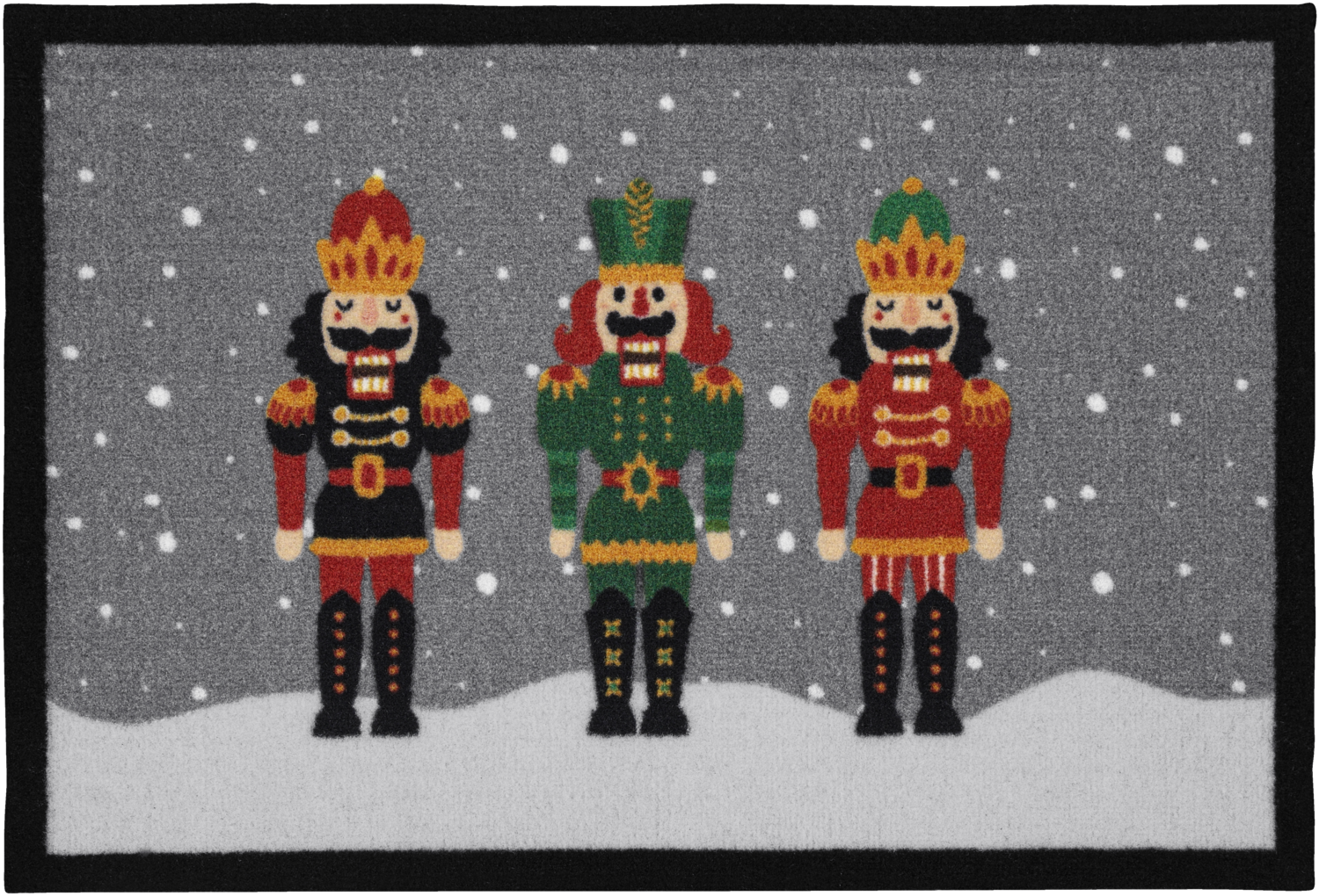 LIVARNO Deurmat met kerstprint, 60 x 40 cm (Notenkraker)