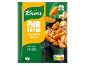 Kruidenmix voor airfryer aardappelpartjes, bloemkool en rode ui, met kookinstructies.