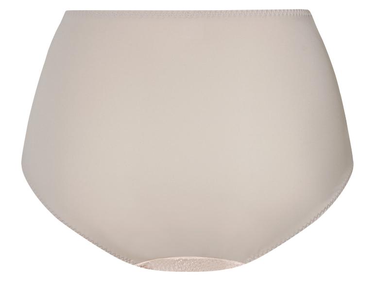 Beige slip, achterkant.