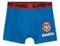 Blauwe Super Mario boxershorts voor jongens.