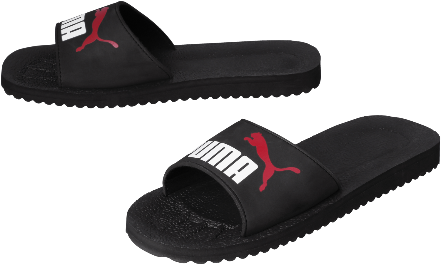Puma Dames badslippers Purecat (Zwart, 37)